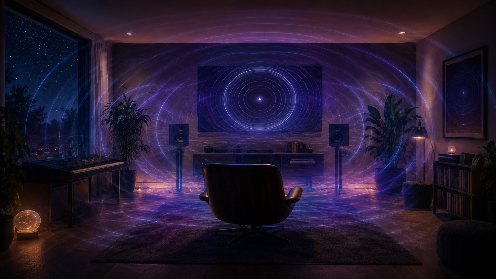 Música que altera el espacio de una habitación